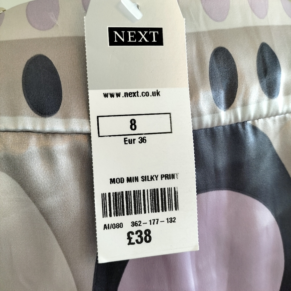 Next Purple Mod Dress - Picture 11 of 11
